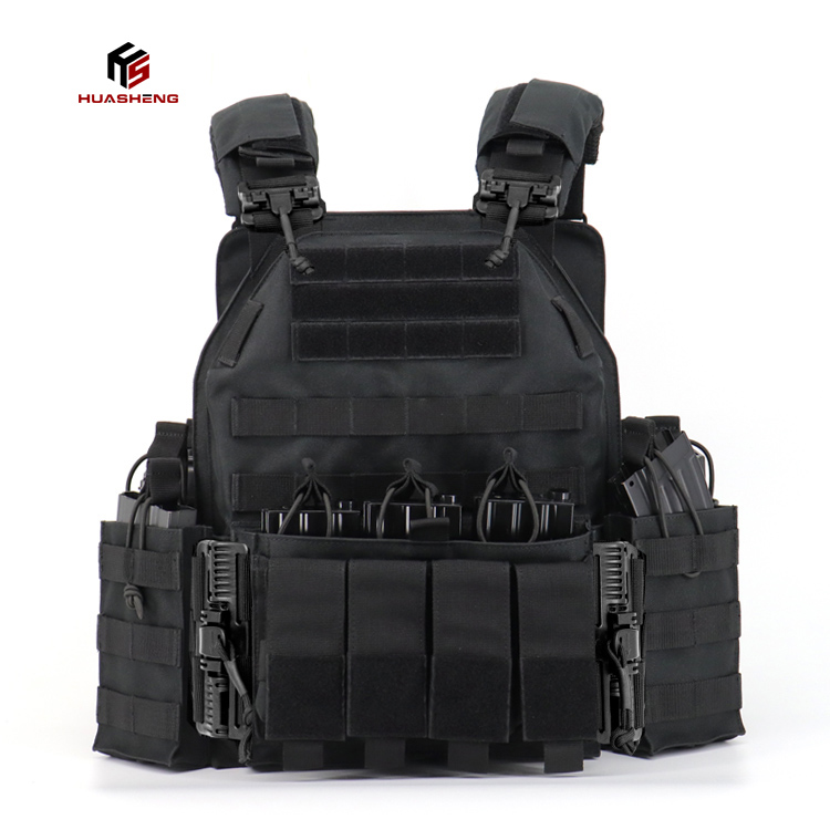 Heavy Duty Tactical Vest with Magazine Pouch