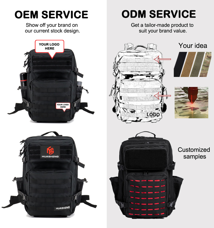 Huasheng Tactical Backpack Custom Service