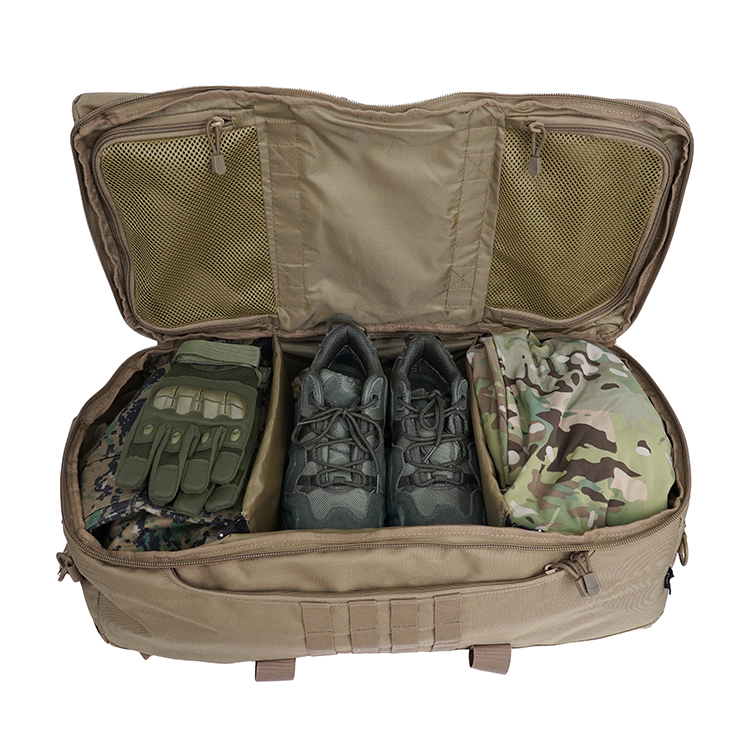 Tan Color Tactical Bag Inner Compartment